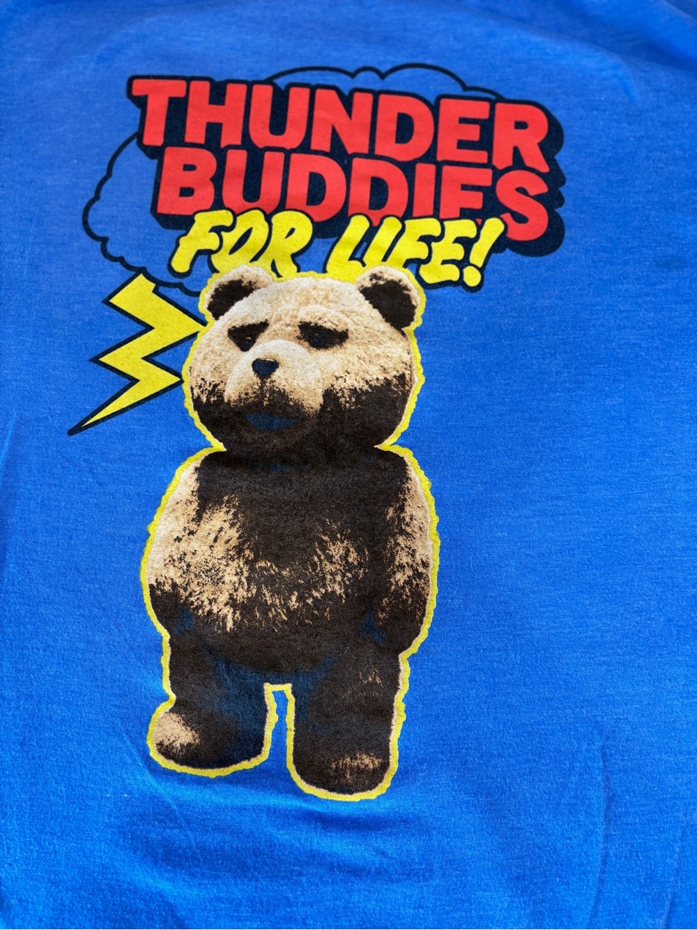 Reserved Blue 'Thunder Buddies For Life' Graphic Tee - Picture 5 of 8